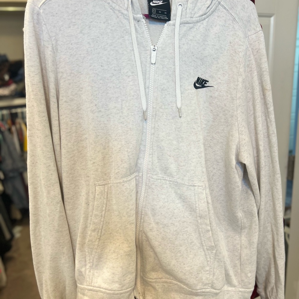 Nike Gray Zip-Up Hoodie
